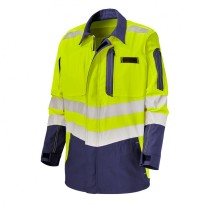 Veste de travail haute visibilité multipoches Molinel Roady 12ROVEASJF/MA