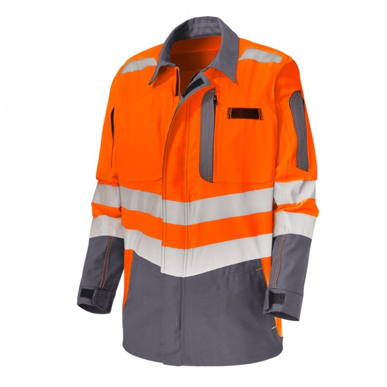 Veste de travail haute visibilité multipoches...