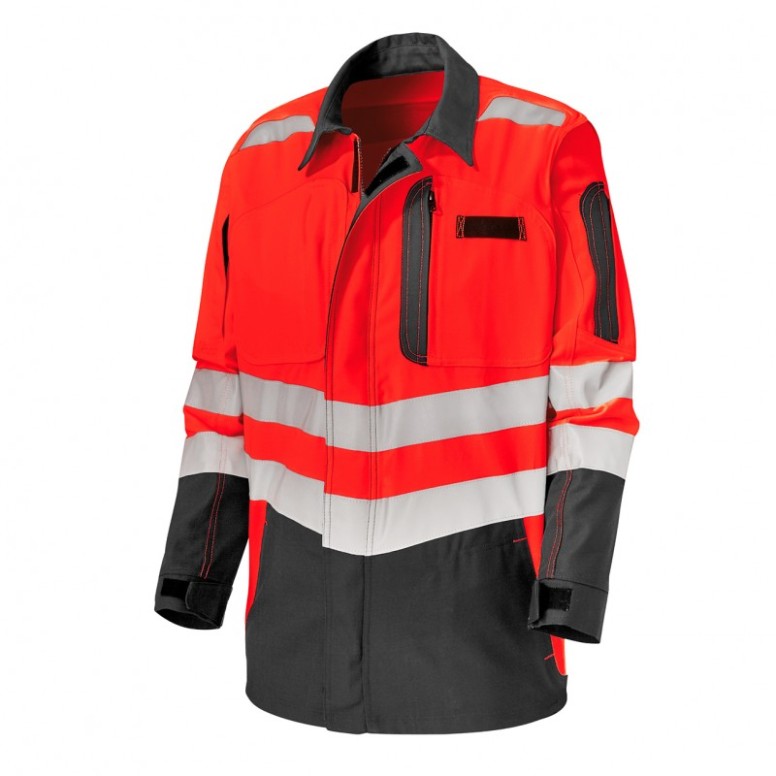 Veste de travail haute visibilité multipoches...