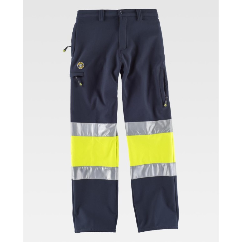Pantalon de travail Workshell haute visibilité...