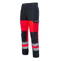 Pantalon genouillères de travail Multirisques Haute Visibilité Multipoches Molinel Roady Safeline SAFEPN88ASO/NA