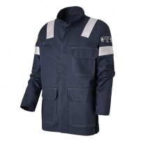 Veste de travail Multirisque Haute visibilité multipoches Molinel Techprotect TECHVE88BRNAV
