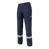 Pantalon genouillères de travail multirisque haute visibilité multipoches Molinel Techprotect TECHPN88BRNAV