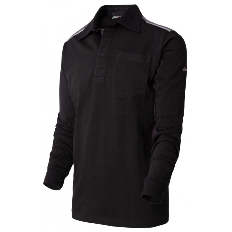 Polo manches longues de travail 100% coton...