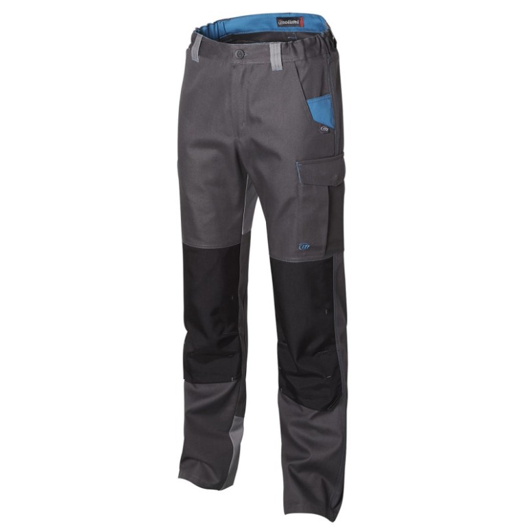 Pantalon genouillères de travail multipoches...