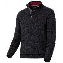 Pull col montant de travail 100% coton Molinel Denim 0309.9999.147