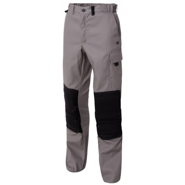 Pantalon genouillères de travail multipoches...