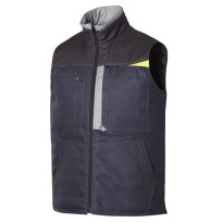 Gilet de travail matelassé Multipoche Metal Free Lemon...