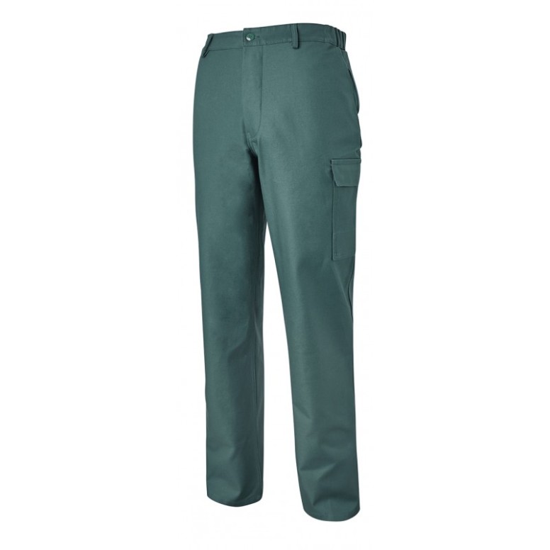 Pantalon de travail 100% coton multipoches...