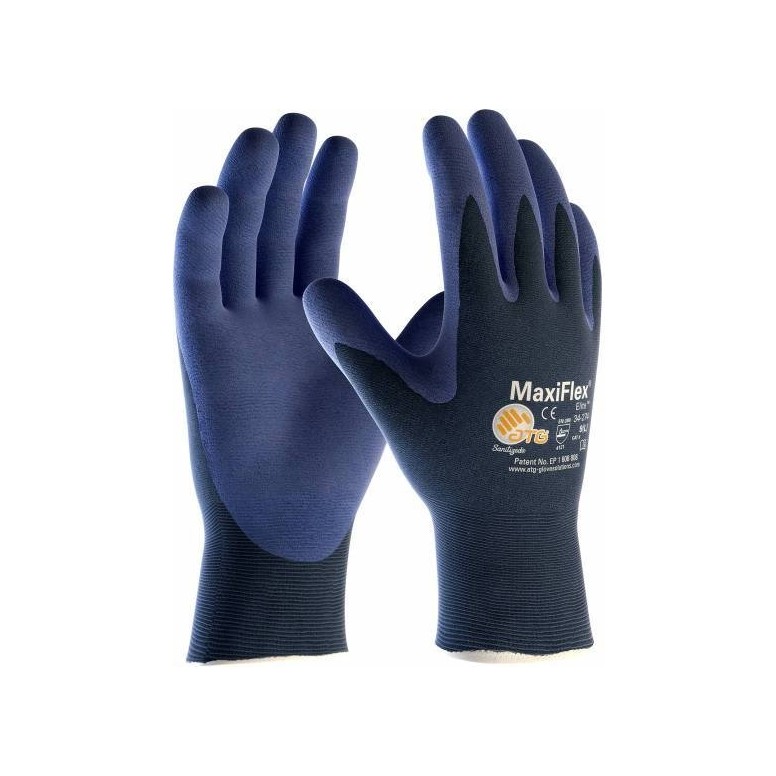 Gants de travail ATG MaxiFlex Elite en nitrile...