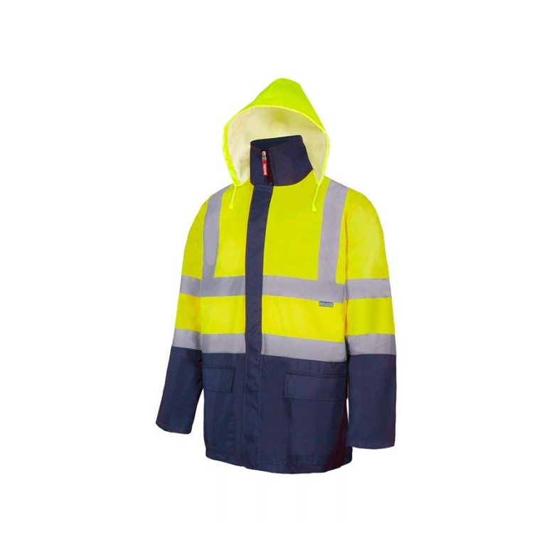 Parka bicolore 4 en 1 de travail haute...
