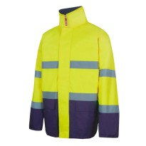 Parka bicolore de travail haute visibilité à poches multiples Velilla 306002