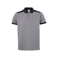 Polo bicolore de travail extensible Velilla 105519S