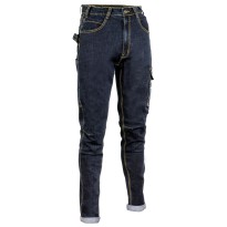Jeans de travail stretch élastiques multipoches Cofra Cabries V495-0-00