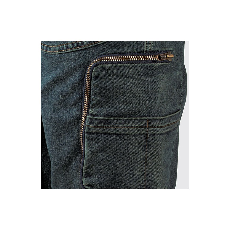 Jeans de travail stretch élastiques multipoches...