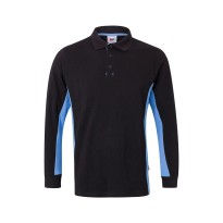 Polo bicolore à manches longues de travail Velilla 105514