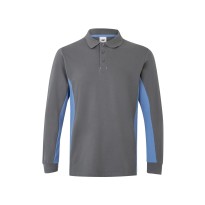 Polo bicolore à manches longues de travail Velilla 105514