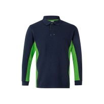 Polo bicolore à manches longues de travail Velilla 105514