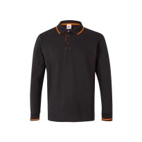 Polo bicolore à manches longues de travail Velilla 105515