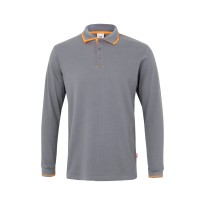 Polo bicolore à manches longues de travail Velilla 105515
