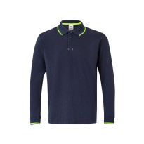 Polo bicolore à manches longues de travail Velilla 105515