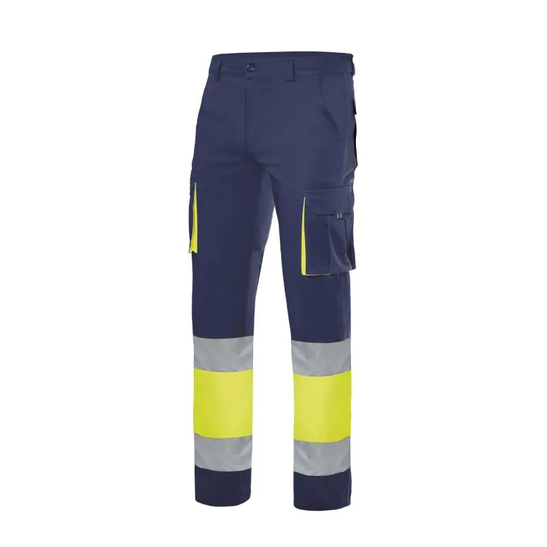 Pantalon de travail bicolore haute visibilité...