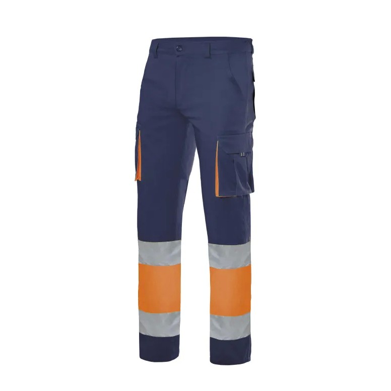 Pantalon de travail bicolore haute visibilité...
