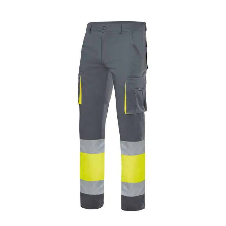Pantalon de travail bicolore haute visibilité...