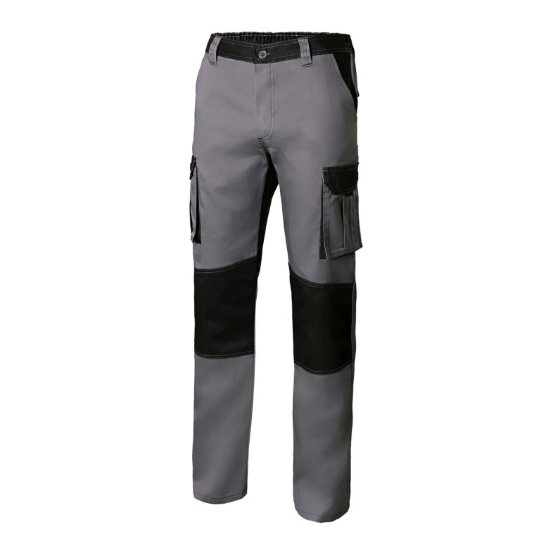Pantalon de travail bicolore à multiples poches...