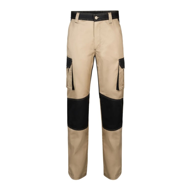 Pantalon de travail bicolore à multiples poches...