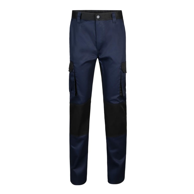 Pantalon de travail bicolore à multiples poches...