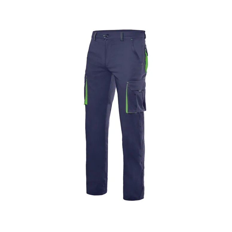 Pantalon de travail bicolore extensible à...