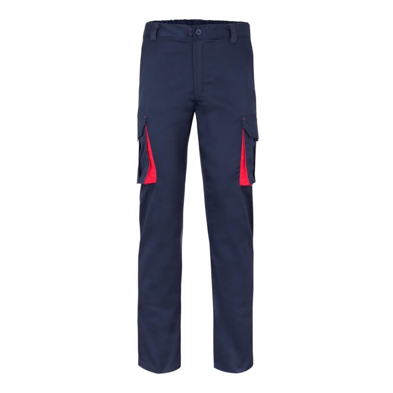 Pantalon de travail bicolore extensible à...