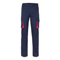 Pantalon de travail bicolore extensible à multiples poches Velilla 103024S