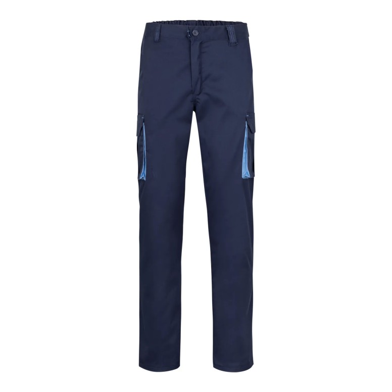 Pantalon de travail bicolore extensible à...