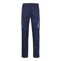 Pantalon de travail bicolore extensible à multiples poches Velilla 103024S