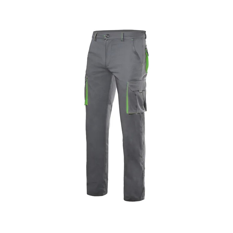 Pantalon de travail bicolore extensible à...