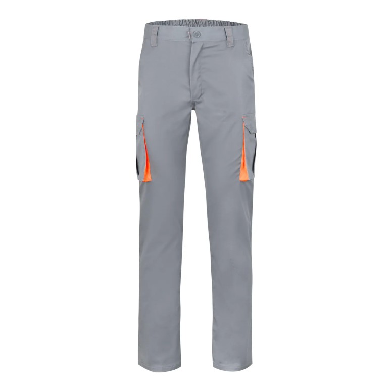 Pantalon de travail bicolore extensible à...