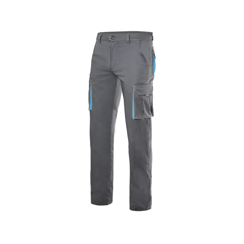 Pantalon de travail bicolore extensible à...
