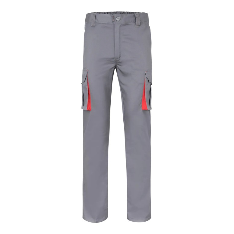 Pantalon de travail bicolore extensible à...