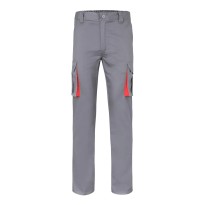 Pantalon de travail bicolore extensible à multiples poches Velilla 103024S