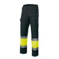 Pantalon bicolore doublé haute visibilité à multiples poches Velilla 156