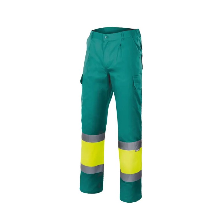 Pantalon bicolore doublé haute visibilité à...