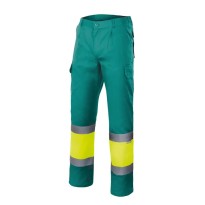 Pantalon bicolore doublé haute visibilité à multiples poches Velilla 156