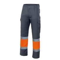 Pantalon bicolore doublé haute visibilité à multiples poches Velilla 156
