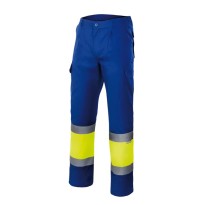 Pantalon bicolore doublé haute visibilité à multiples poches Velilla 156