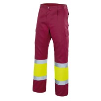 Pantalon bicolore doublé haute visibilité à multiples poches Velilla 156
