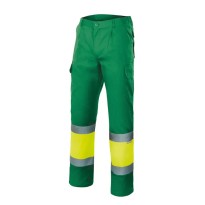 Pantalon bicolore doublé haute visibilité à multiples poches Velilla 156