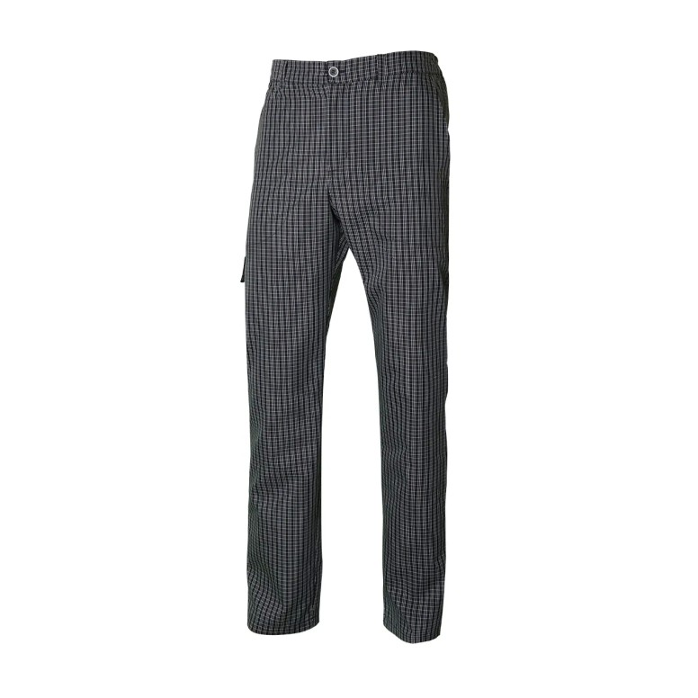 Pantalon de travail de cuisinier à poches...