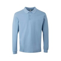 Polo a manches longues unisexe de travail en 100% coton...